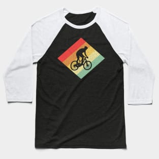 Retro Vintage 80s Mountain Biking Gift For Mountain Bikers Baseball T-Shirt